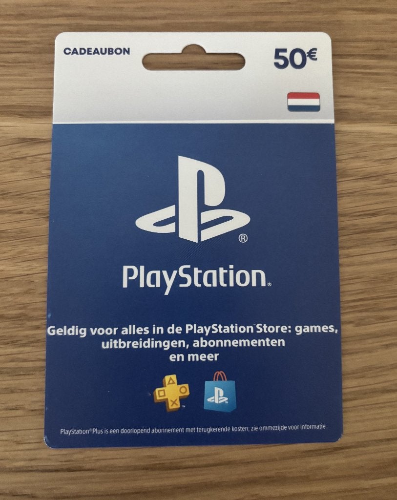 Playstation Gift card 50 Euro, Ophalen, Nieuw, Overige typen, PlayStation 5