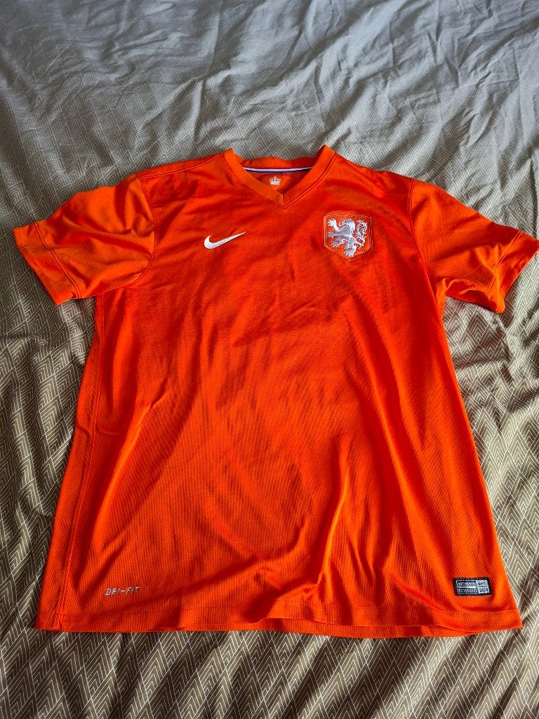 Shirt Nederlands elftal (thuisshirt WK 2014) XL, Ophalen of Verzenden, Zo goed als nieuw, Overige binnenlandse clubs, Shirt