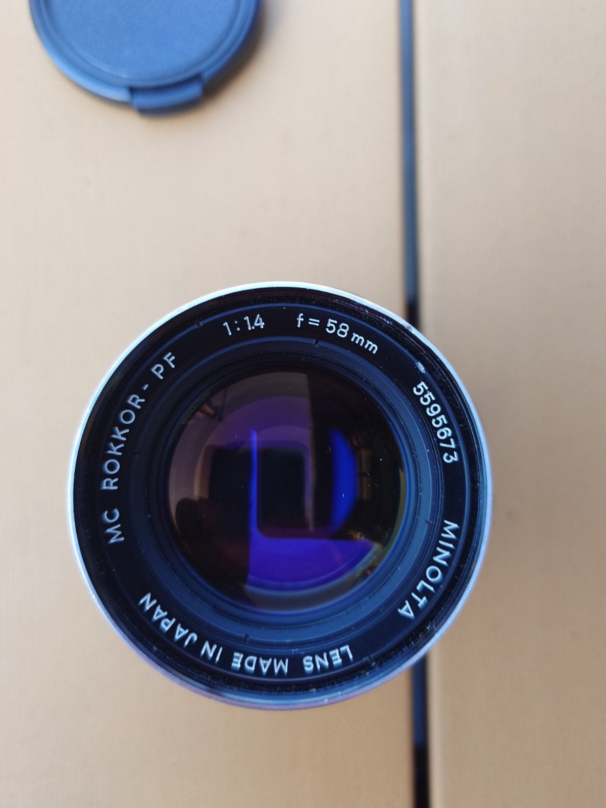 Minolta MC Rokkor -PF. 58mm F1.4. Vintage Lens., Ophalen of Verzenden, Refurbished, Overige typen