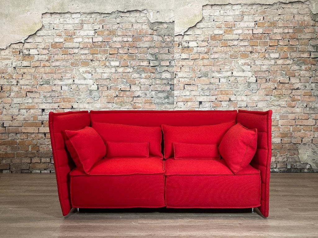 Vitra Alcove Plume Contract - Rood | R & E Bouroullec, Huis en Inrichting, Ophalen, Design, 150 tot 200 cm, Tweepersoons