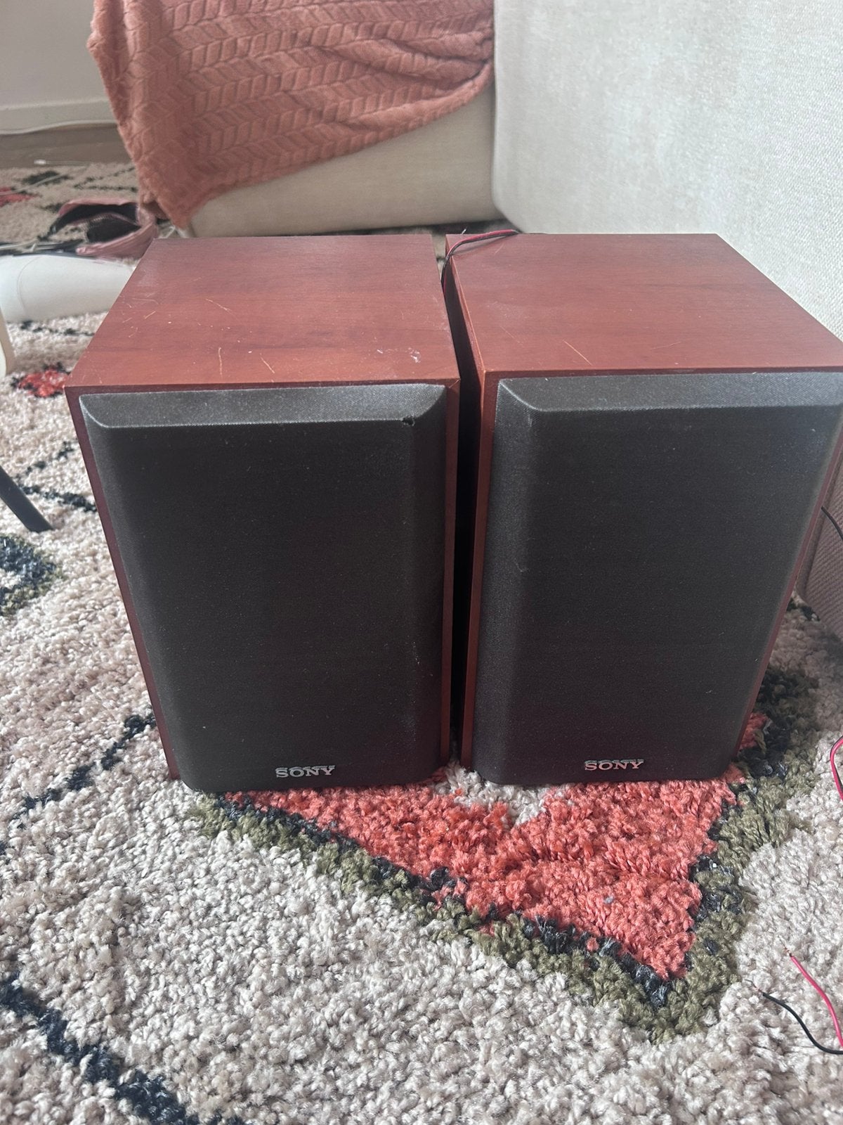 Sony speakers, Ophalen, Minder dan 60 watt, Front, Rear of Stereo speakers, Sony
