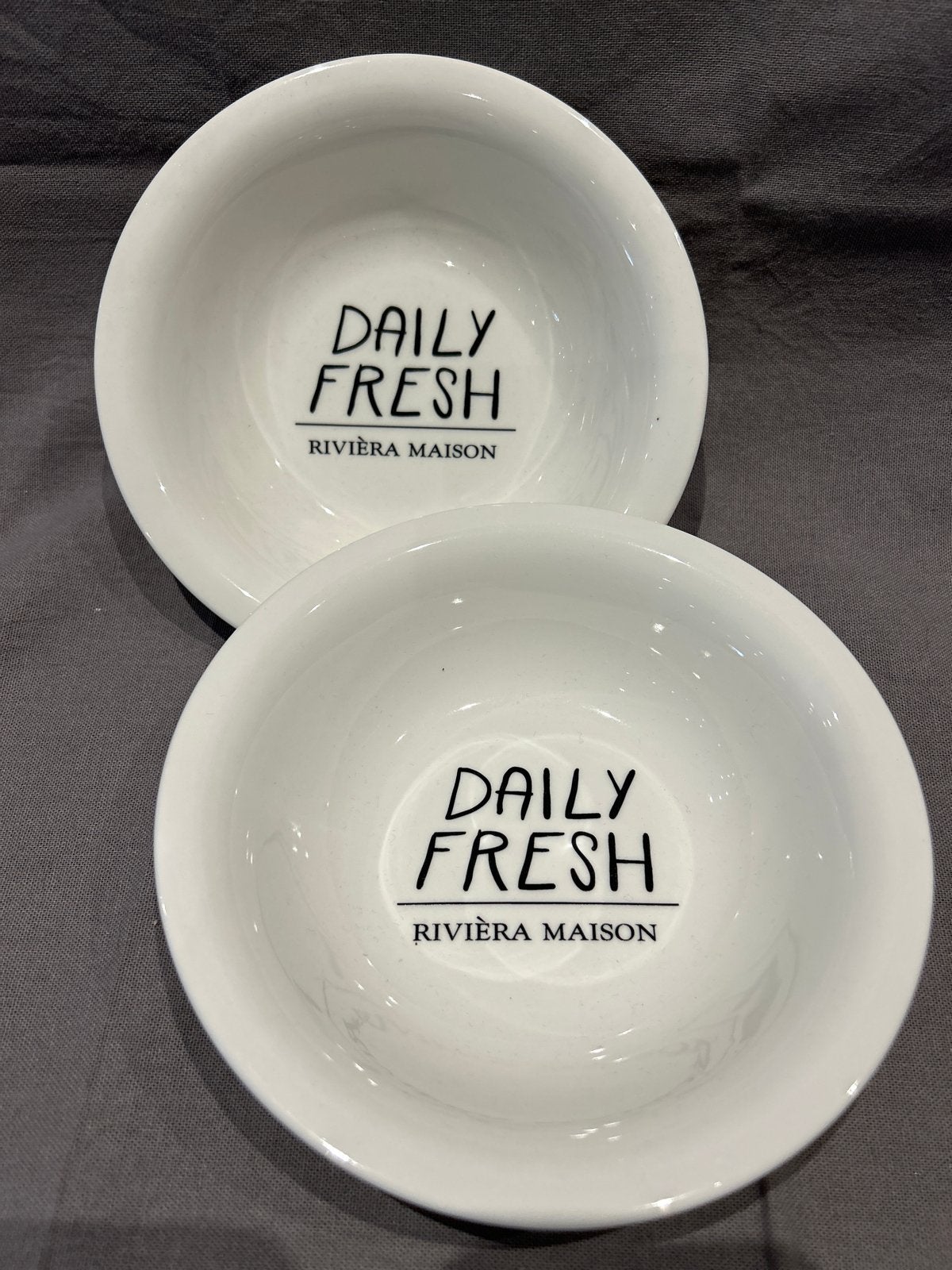 Riviera Maison Daily Fresh Kommen (2 stuks), Overige merken, Keramiek, Ophalen of Verzenden, Zo goed als nieuw