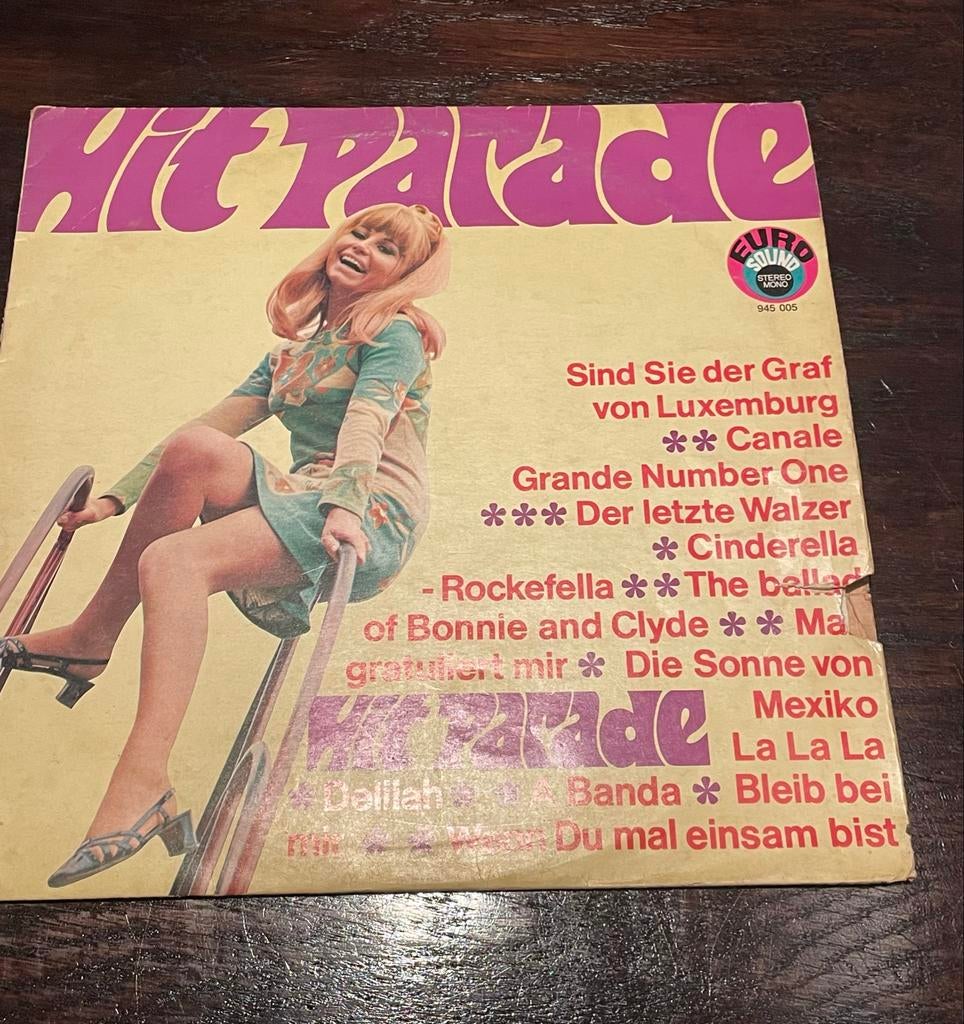 Hit Parade - Vintage LP (Euro Sound Mono), Complilatie, Ophalen of Verzenden, Gebruikt, 12 inch