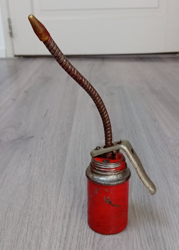vintage oliekan made in italy, Verzenden