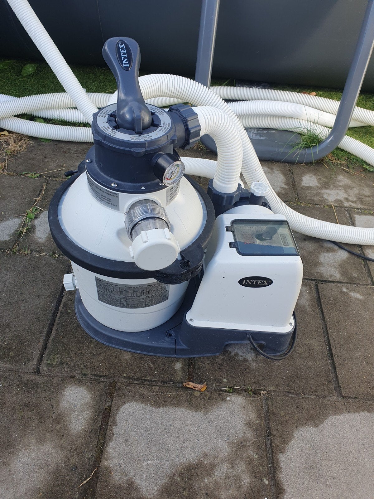 Intex Zandfilterpomp SF90220RC-1 voor Zwembad, Tuin en Terras, Ophalen of Verzenden, Gebruikt
