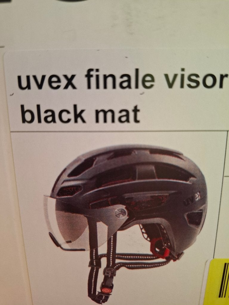 Nieuwe Uvex finale visor helm mat zwart, Ophalen of Verzenden, Nieuw, Overige maten, Heer of Dame