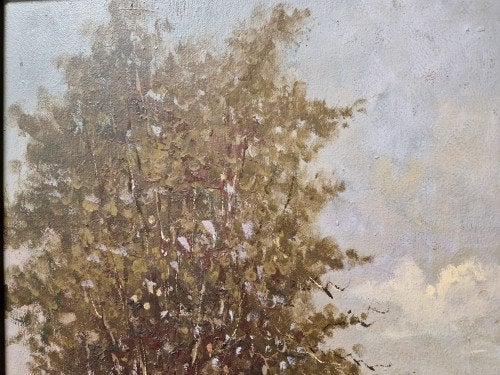schilderij boeren landschap, Ophalen of Verzenden, 'T Olde Gre-j, Info@toldegrej.nl, Endepoelstraat 20f Didam