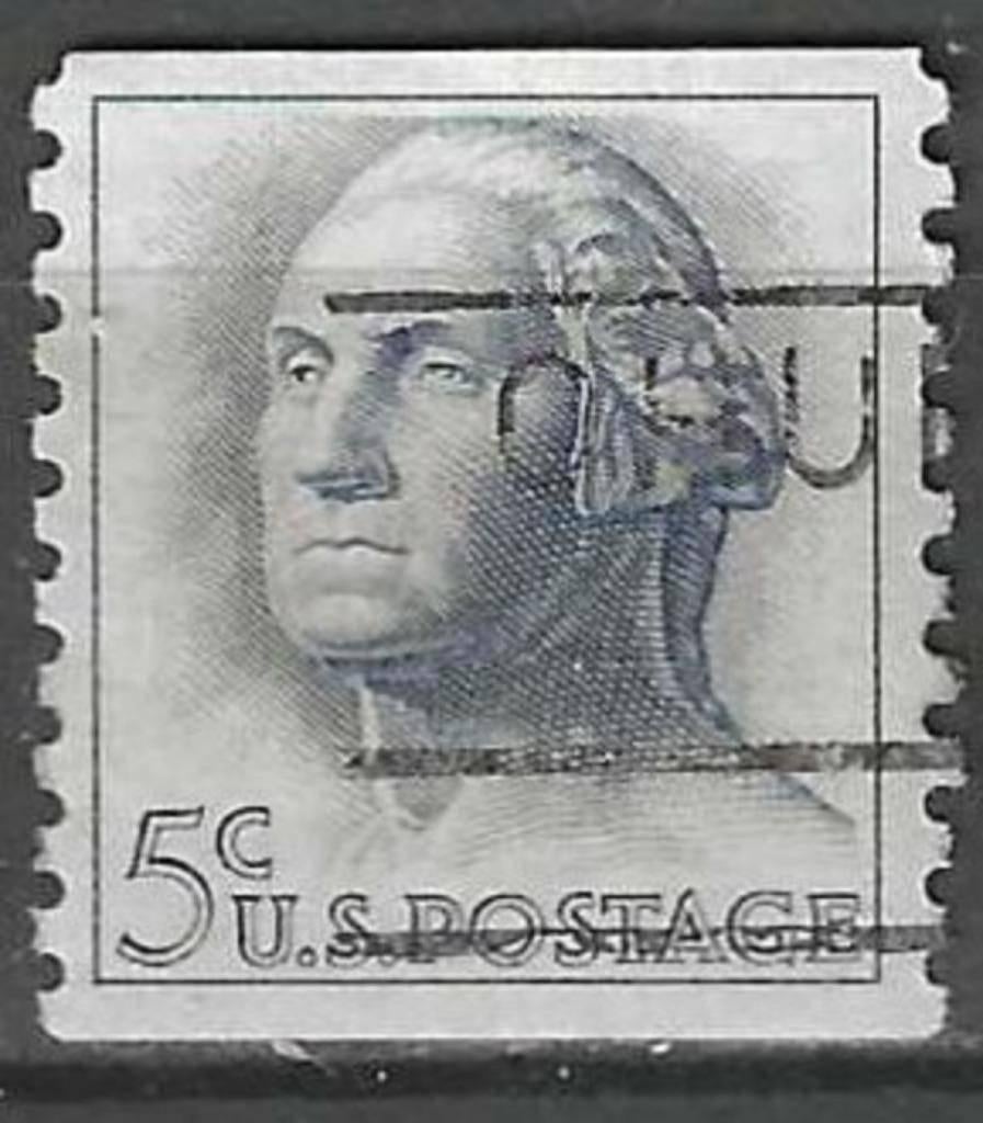 USA 1962/1963 - Yvert 741b - George Washington (ST), Verzenden, Gestempeld, Noord-Amerika