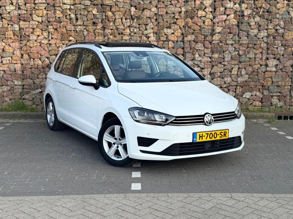 Volkswagen Golf Sportsvan 1.4 TSI Highline Automaat Pano PDC, Auto's, Gebruikt, Euro 6, Wit, 19 km/l
