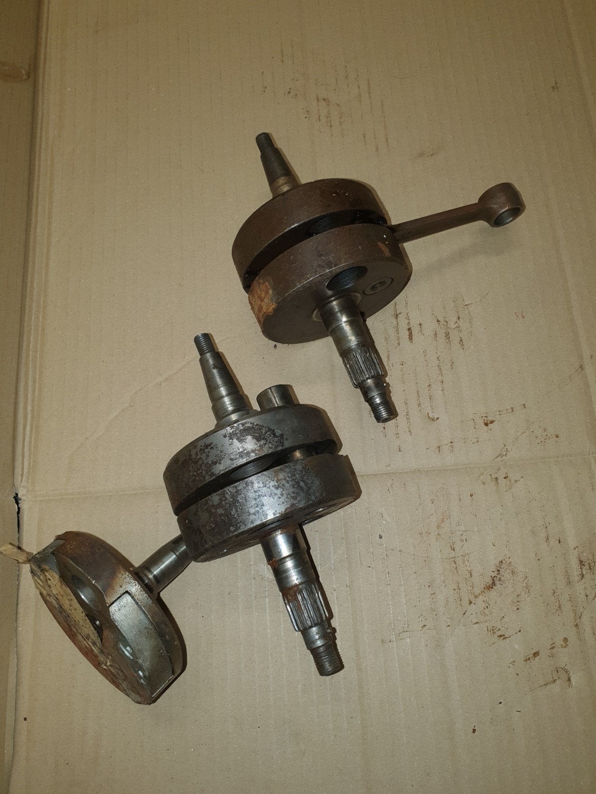 rm125  krukas  1981 en 95, Motoren, Ophalen
