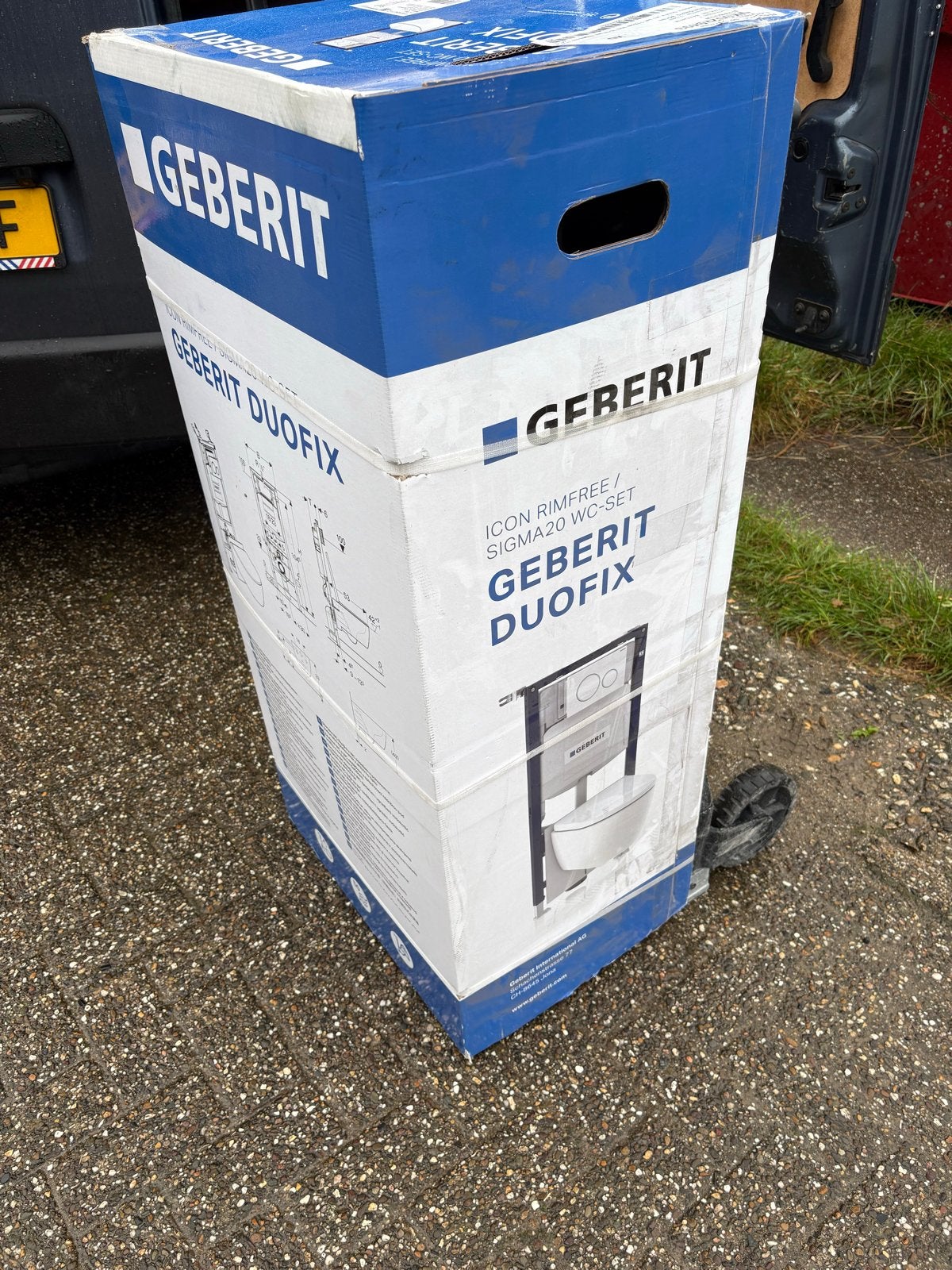 2x Geberit Duofix UP320 in doos - Nieuw, Ophalen of Verzenden, Nieuw, Toilet
