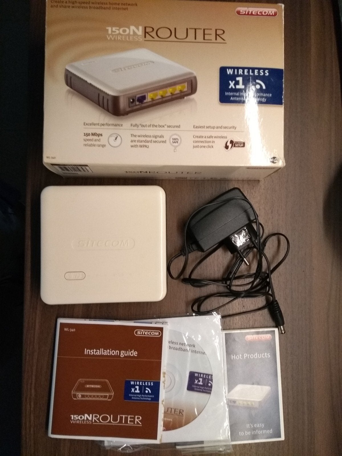 Sitecom Wireless Router 150N X1, Ophalen of Verzenden, Gebruikt