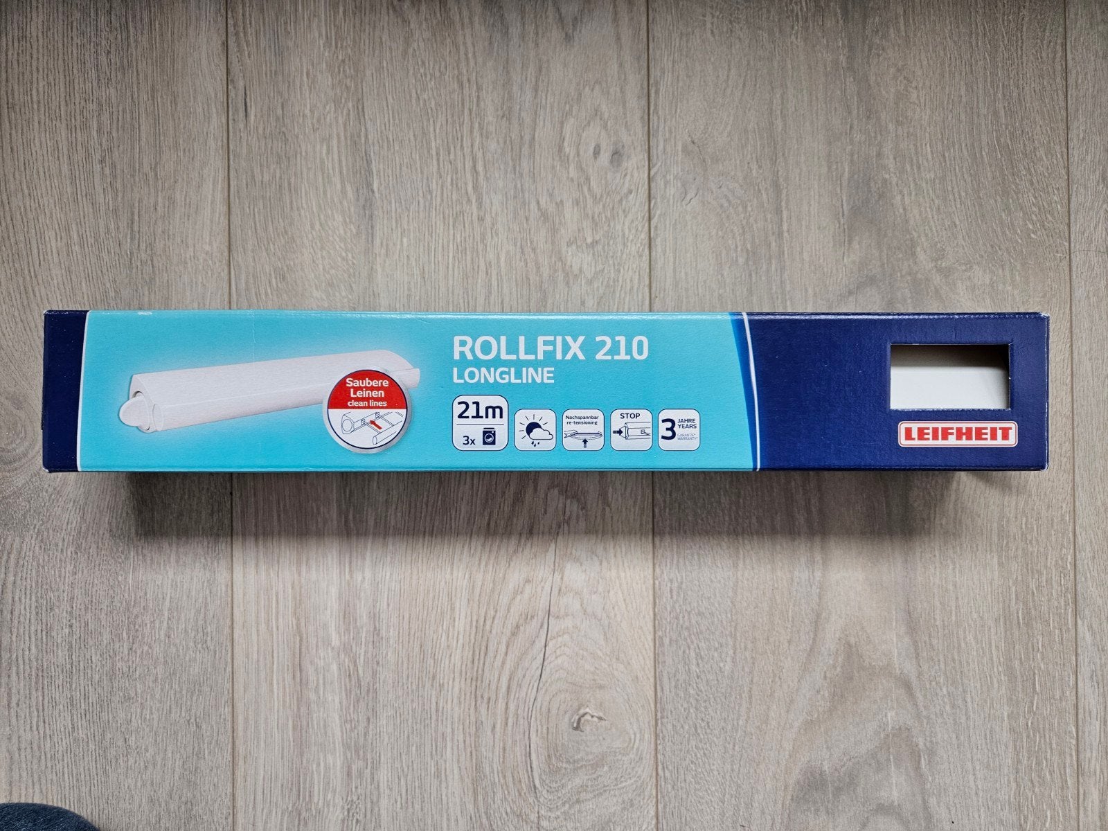 Leifheit Rollfix 210 Longline Wanddroogrek - Nieuw, Ophalen of Verzenden