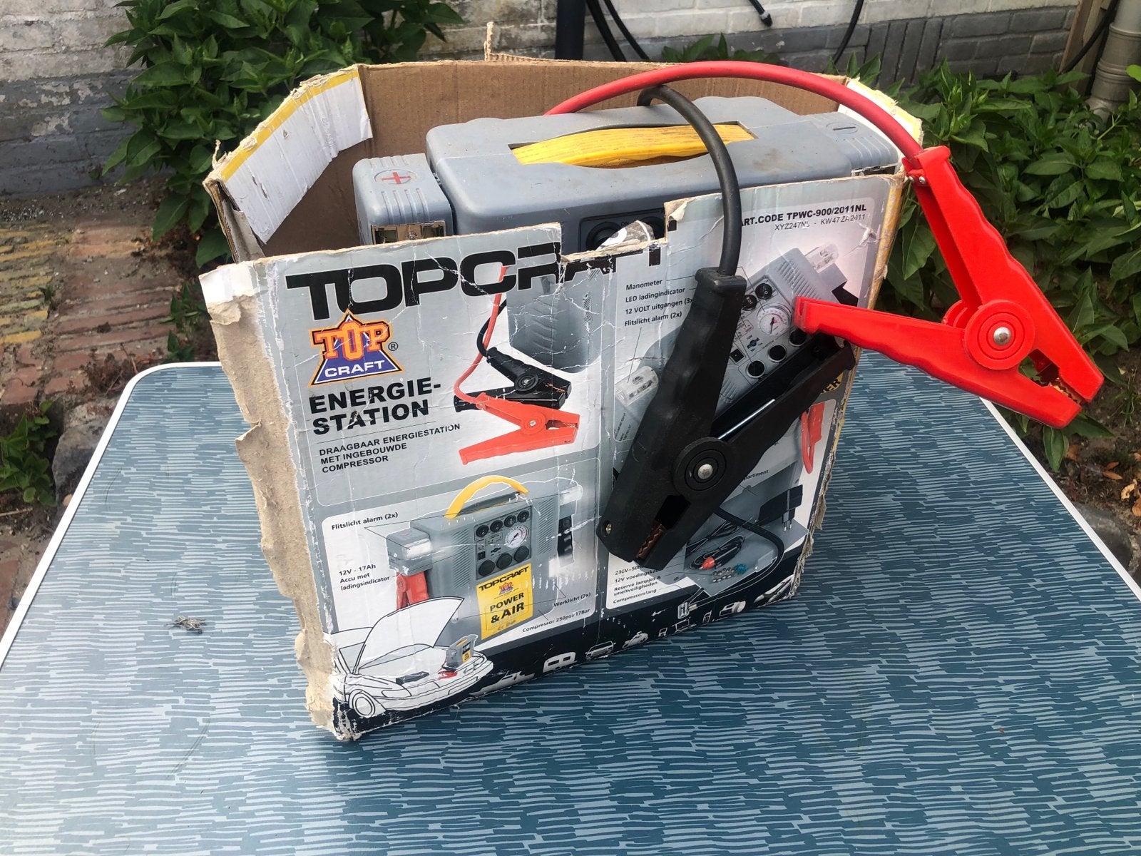 Topcraft Energie-Station met Compressor - Garage opruiming, Verzenden, Gebruikt