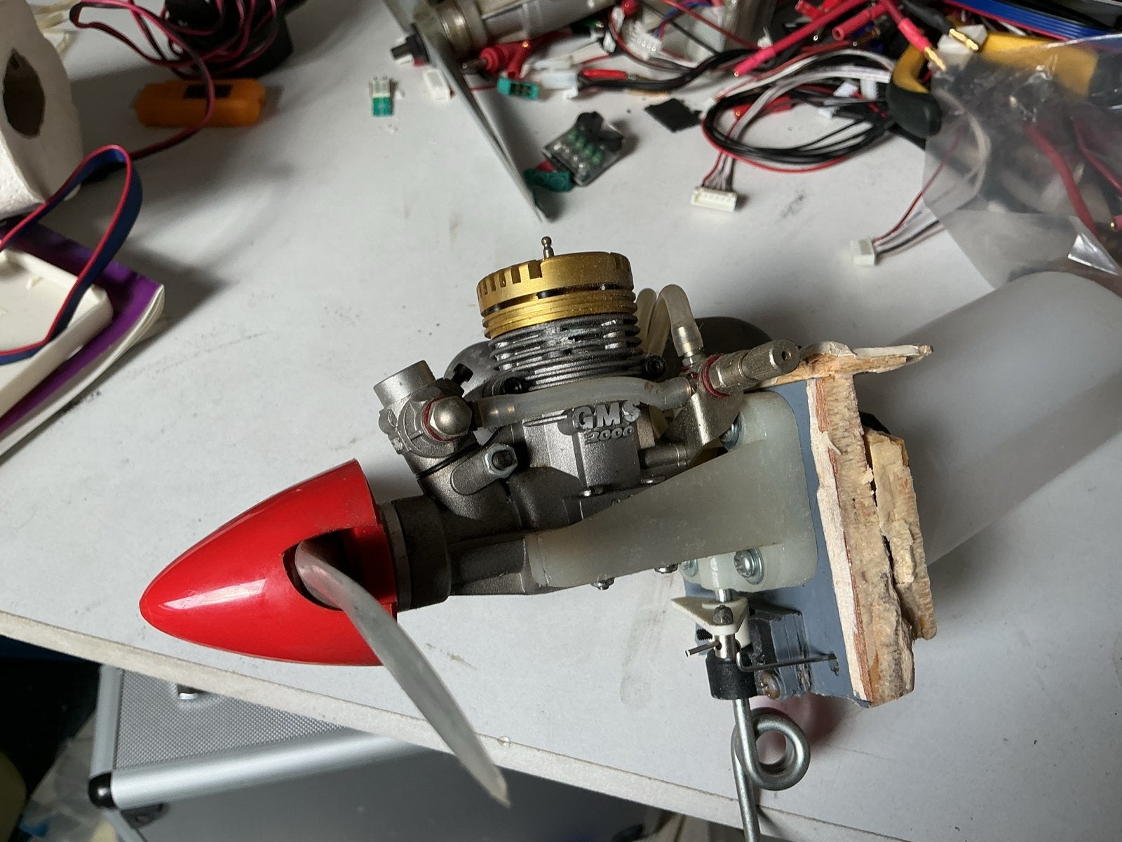 GM Brandstof Motor voor RC Vliegtuig/Boot, Ophalen of Verzenden, Gebruikt, Benzine