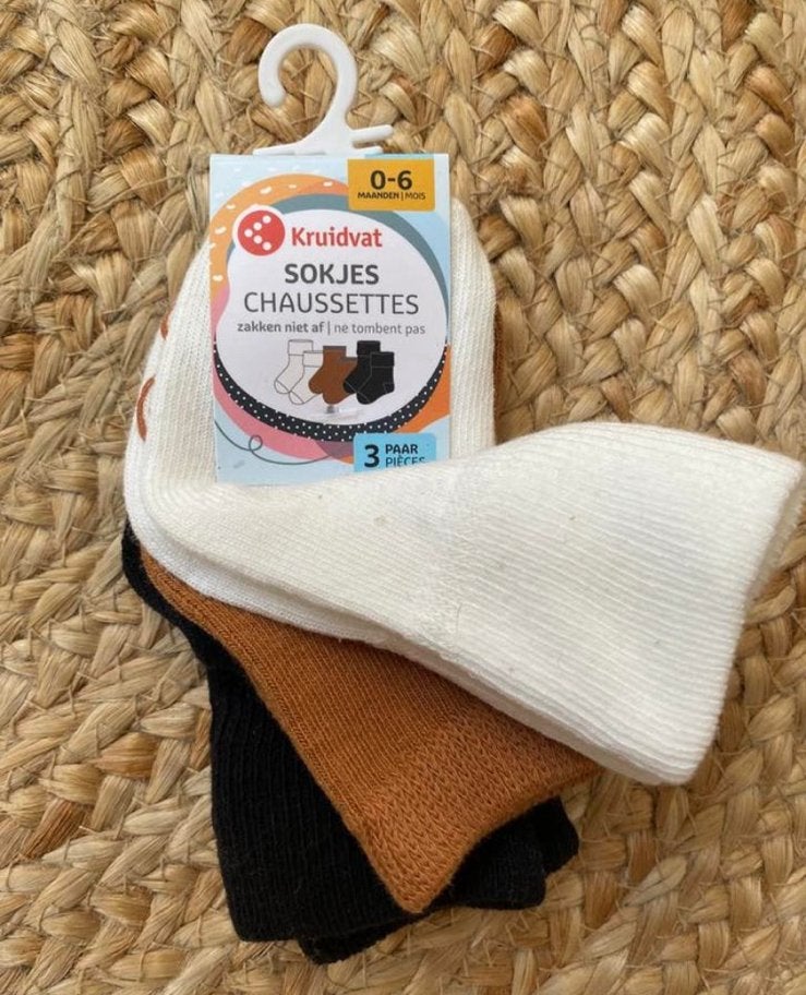 Kruidvat baby sokjes 0-6 maanden nieuw, Ophalen of Verzenden, Nieuw, Jongetje of Meisje, Sokjes