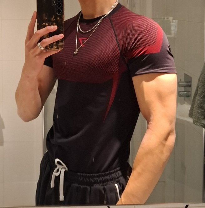 Gymshark onyx V5 grijs en in het blauw, Ophalen of Verzenden, Nieuw, Broek