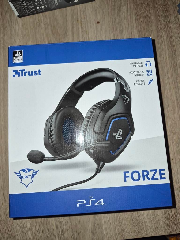 Trust GXT 488 Forze Gaming Headset PS4 - Zo goed als nieuw, Ophalen of Verzenden, Zo goed als nieuw, Overige typen, PlayStation 4