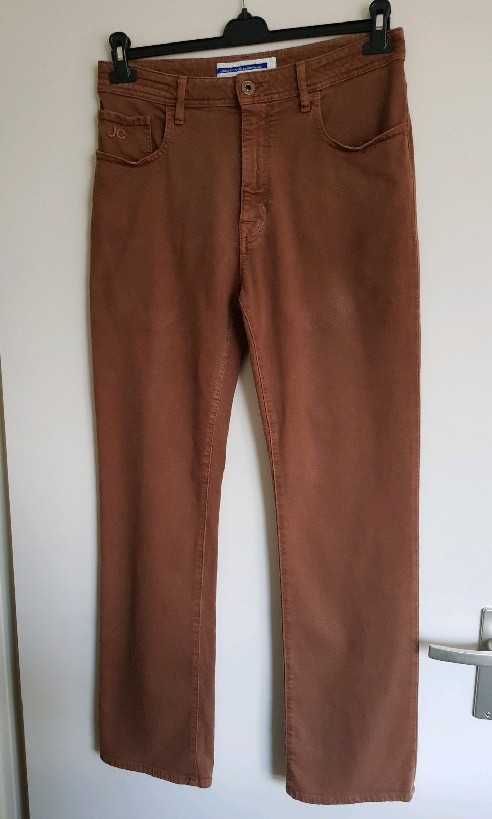 Jacob Cohen caramel kleur jeans maat 33, Overige kleuren, Ophalen of Verzenden, Jacob Cohen, W33 - W36 (confectie 42/44)