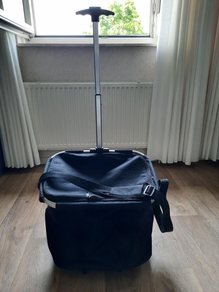 Shop & Go Green Boodschappen trolley tas, Ophalen of Verzenden, Nieuw, 30 cm of meer