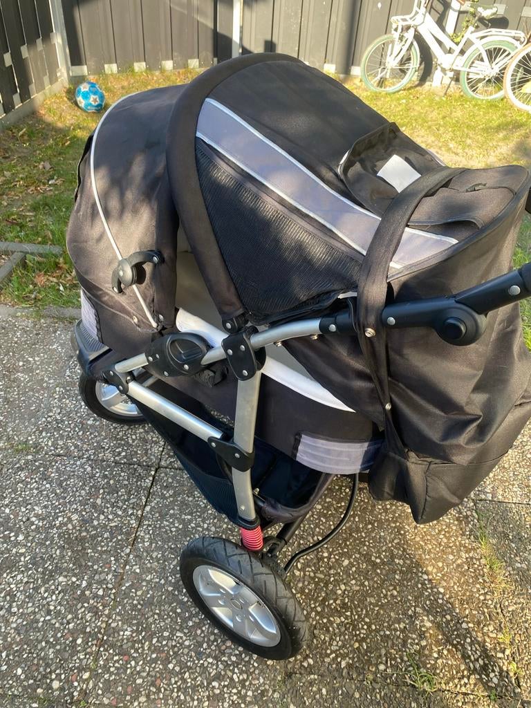 Branssor Baby Wiegje Zwart - 2-in-1 Bed en Standaard, Ophalen, Gebruikt, Wieg
