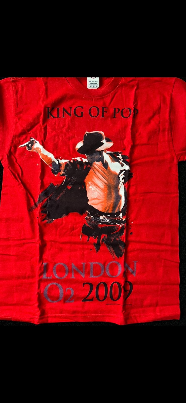 T-shirt Michael Jackson London 02 2009, Verzamelen, Muziek, Artiesten en Beroemdheden, Ophalen of Verzenden, Nieuw, Kleding
