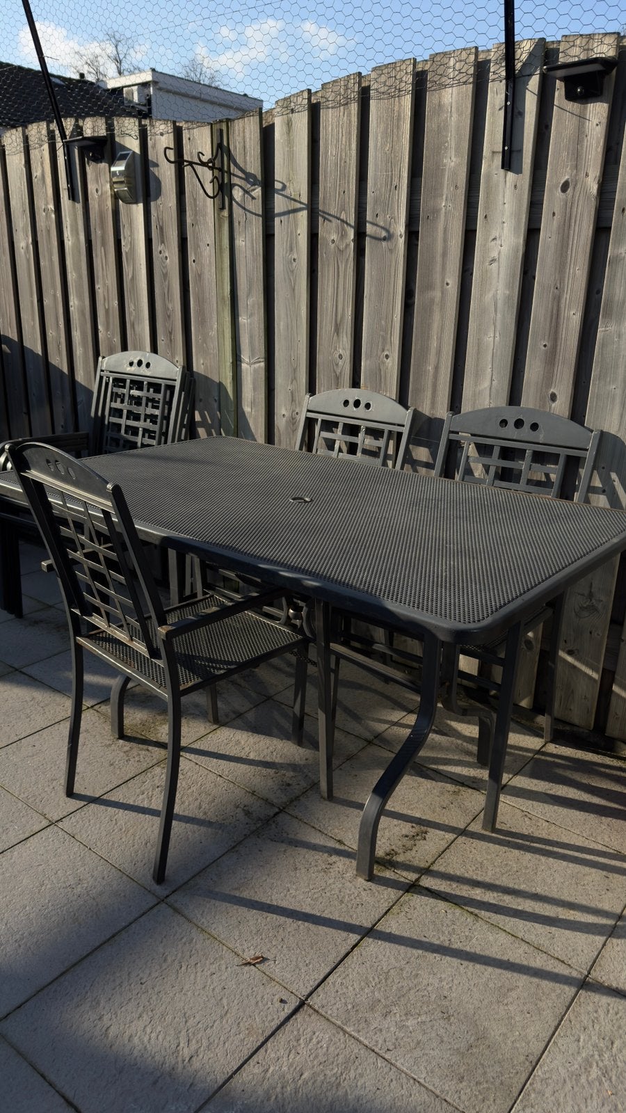 Metalen tuinset, Ophalen, Zo goed als nieuw, Overige materialen