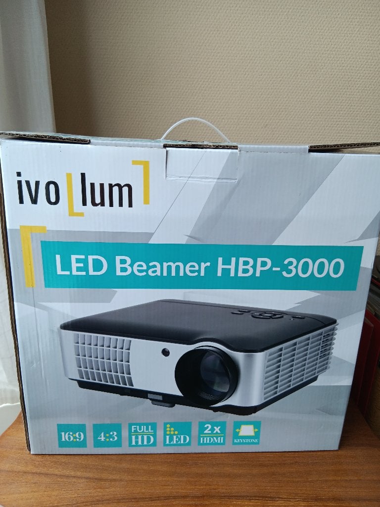 Screen en beamer, Ophalen, LED, Zo goed als nieuw, Full HD (1080)