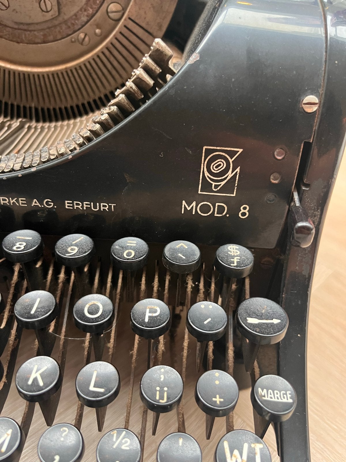 Vintage Olympia Model 8, Typemachine 1930s-40s., Diversen, Ophalen of Verzenden