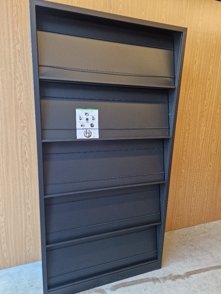 Folderkast tijdschriftenkast display en voorraadkast (nieuw), Ophalen, Met deur(en), Nieuw, 50 tot 100 cm