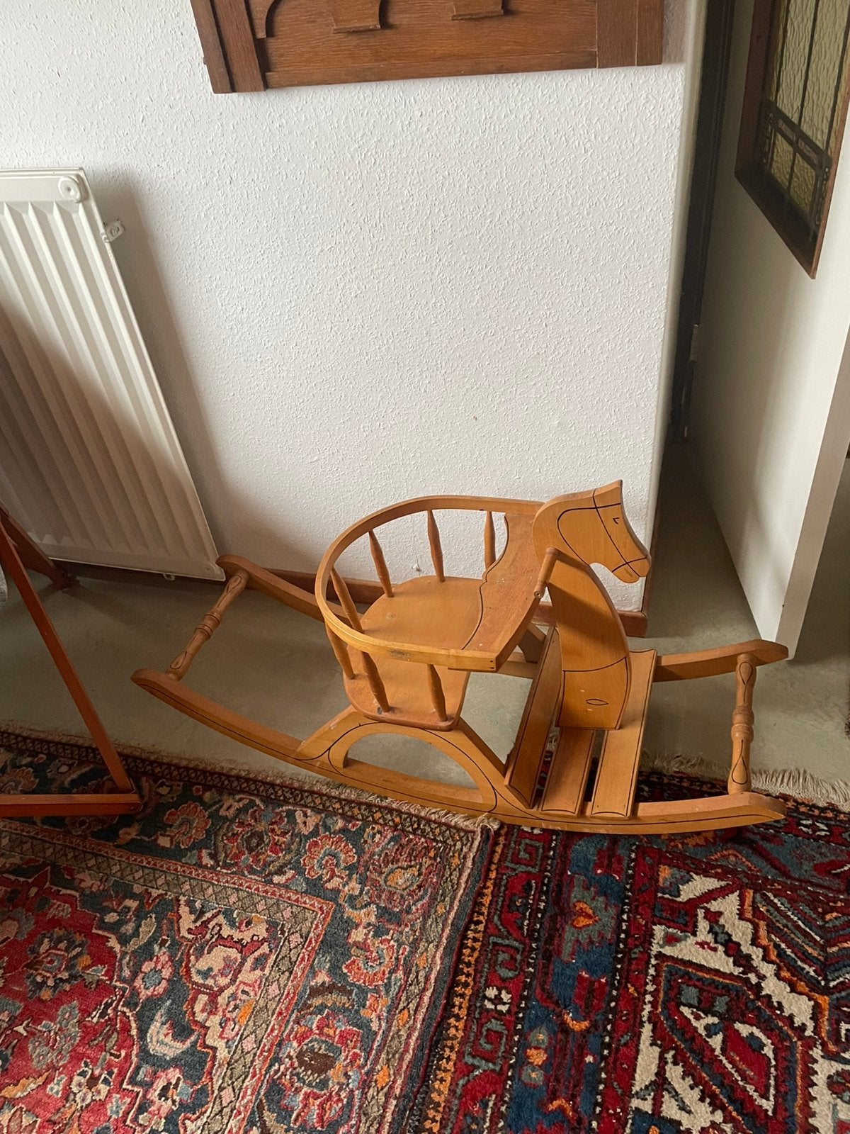 Houten hobbelpaard, Ophalen, Zo goed als nieuw