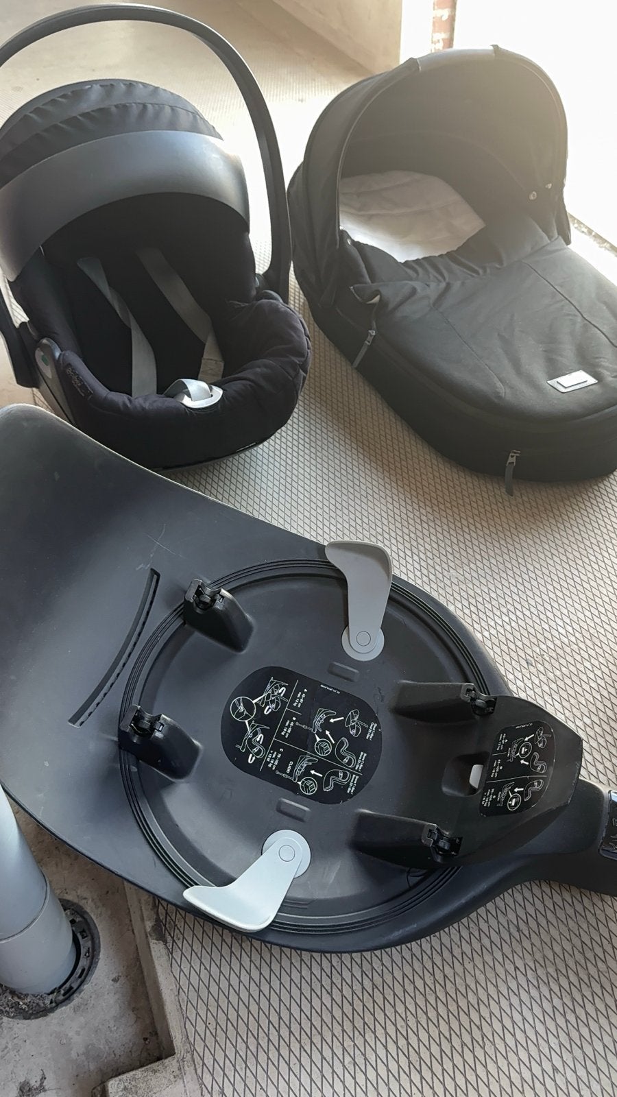 Cybex Platinum Priam kinderwagen met Cloud Z2 i-Size autosto, Met autostoeltje, Zo goed als nieuw, Combiwagen, Ophalen