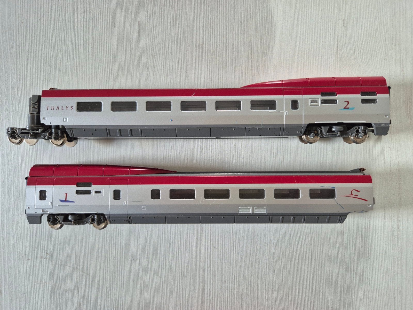 Mehano 4-delige Thalys H0, Ophalen of Verzenden, Gebruikt, Treinset
