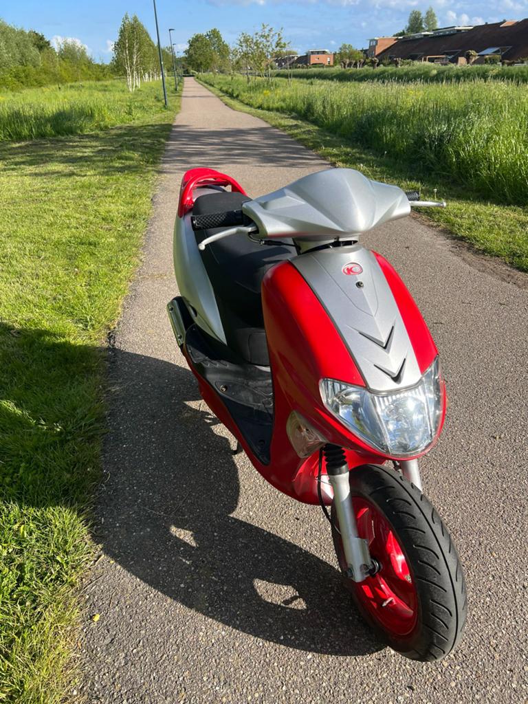 Kymco Vitality 50cc 2t scooter geel kenteken, Ophalen, Tweetakt, Gebruikt, Overige modellen