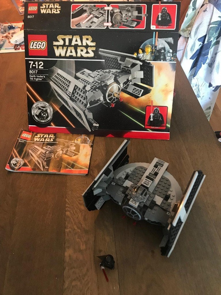 LEGO Star Wars Set 8017 Darth Vader's TIE Fighter, Gebruikt, Star Wars, Lego, Ophalen of Verzenden