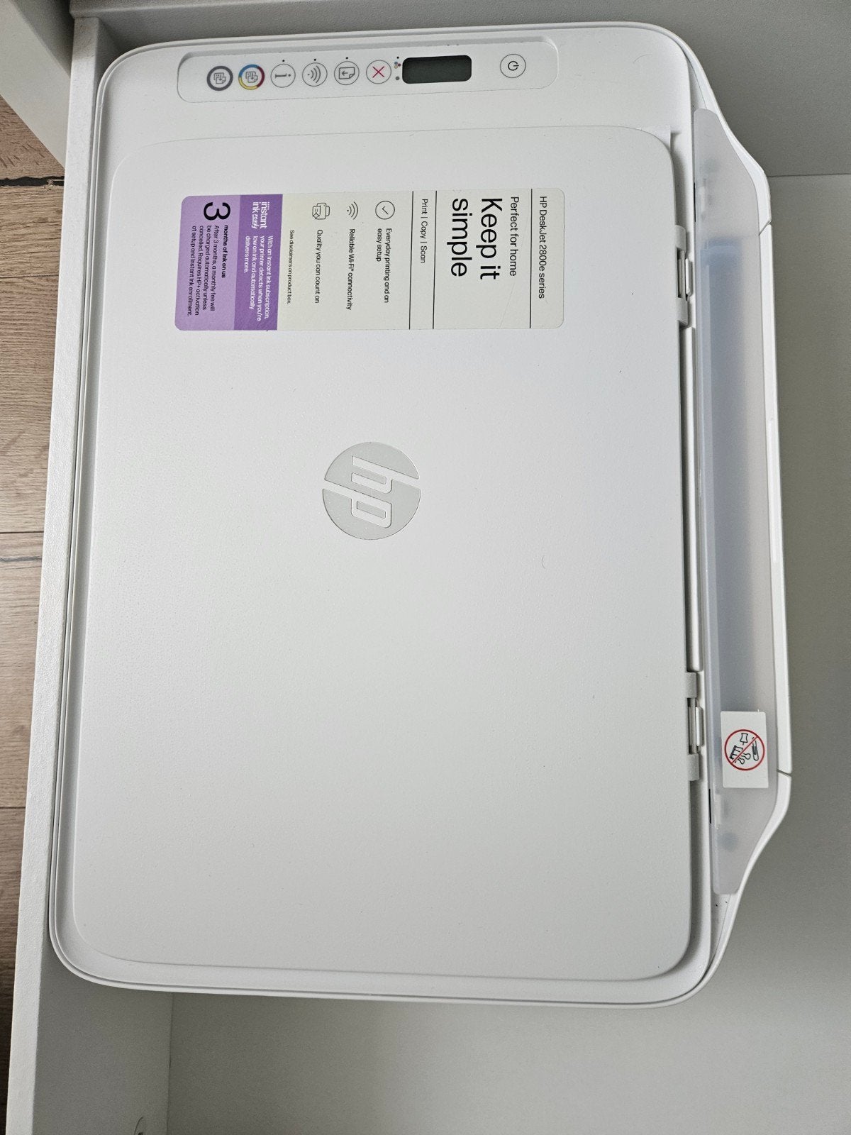 HP DeskJet 2800e All-in-One Printer - Draadloos, Ophalen, Kleur printen, Inkjetprinter, All-in-one