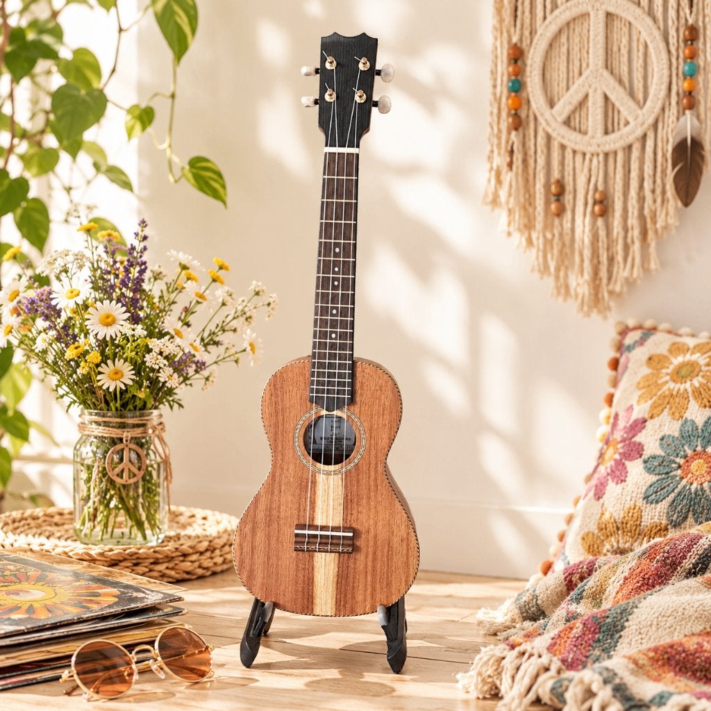 prachtig nieuwe ukelele met alle benodigde accessoires, Ophalen of Verzenden, Nieuw, Ukelele