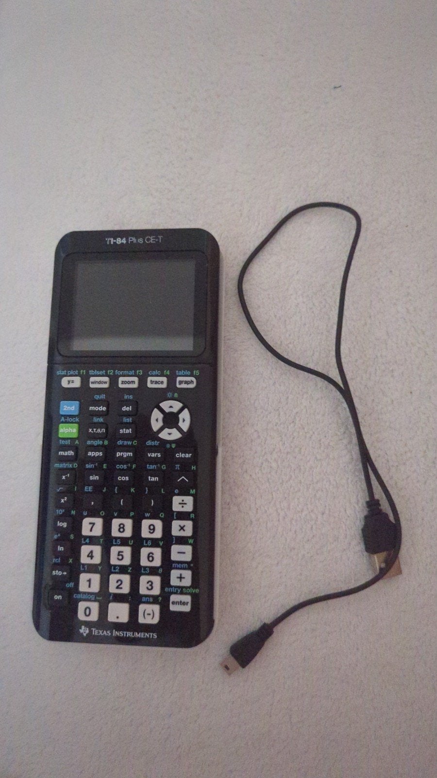 Grafische rekenmachine TI-84 Plus CE-T met oplader, Ophalen, Grafische rekenmachine