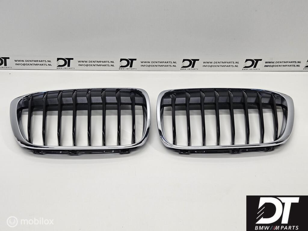 Grille set BMW X1 F48 51117383363 51117383364, Gebruikt, Ophalen of Verzenden, BMW, BMW