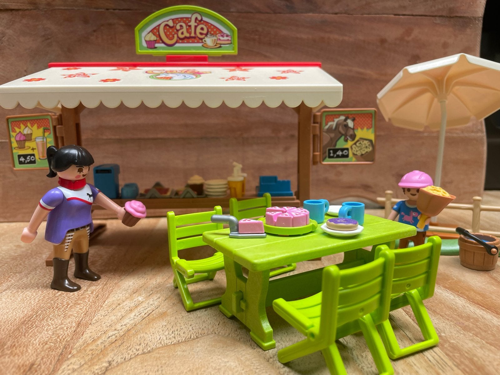 Playmobil Country Pony-café set (70519), Gebruikt, Gebouw, Complete set, Ophalen of Verzenden