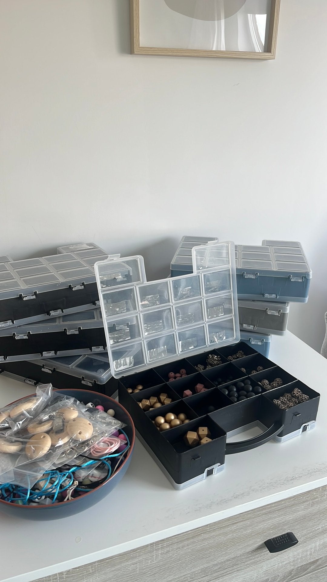 Siliconen kralen (speenkoorden/sleutelhangers) pakket, Hobby en Vrije tijd, Kralen en Sieraden maken, Ophalen, Zo goed als nieuw