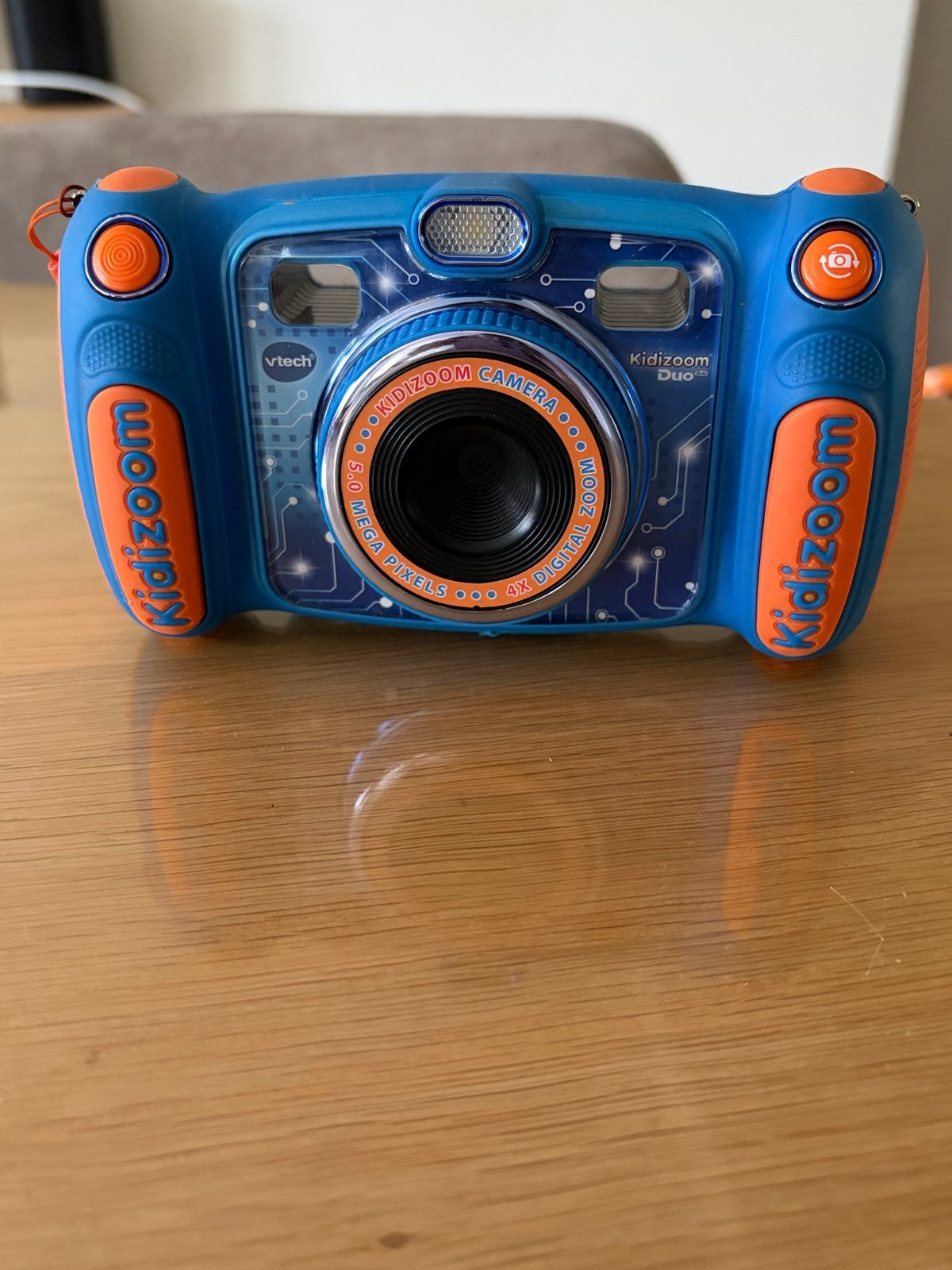 VTech Kidizoom Duo 5.0 Kinder Camera Blauw/Oranje, Kinderen en Baby's, Ophalen of Verzenden, Gebruikt, Ontdekken