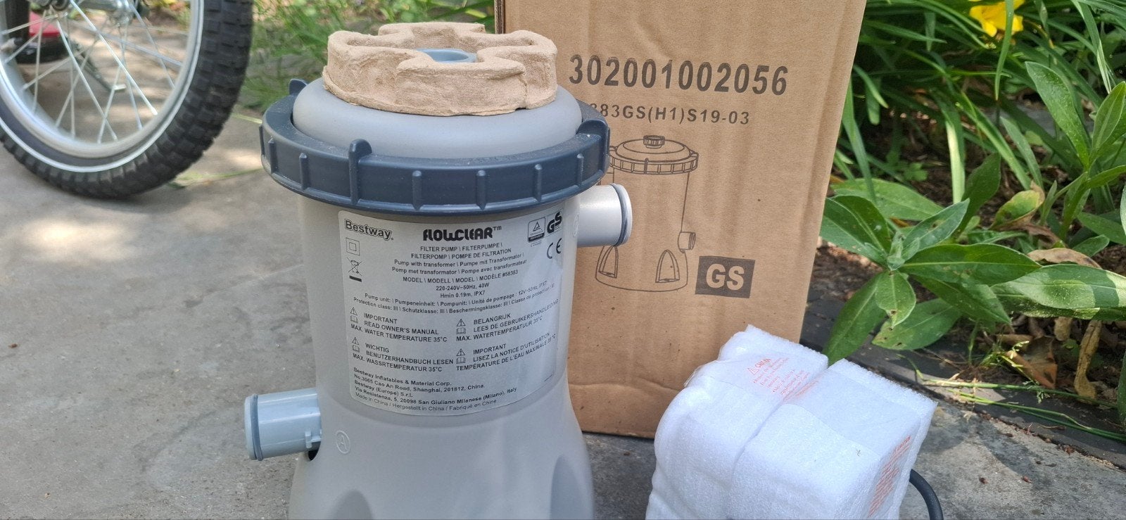 Bestway Flowclear filterpomp zwembadpomp 220-240V, Ophalen of Verzenden, Nieuw, Zwembadpomp