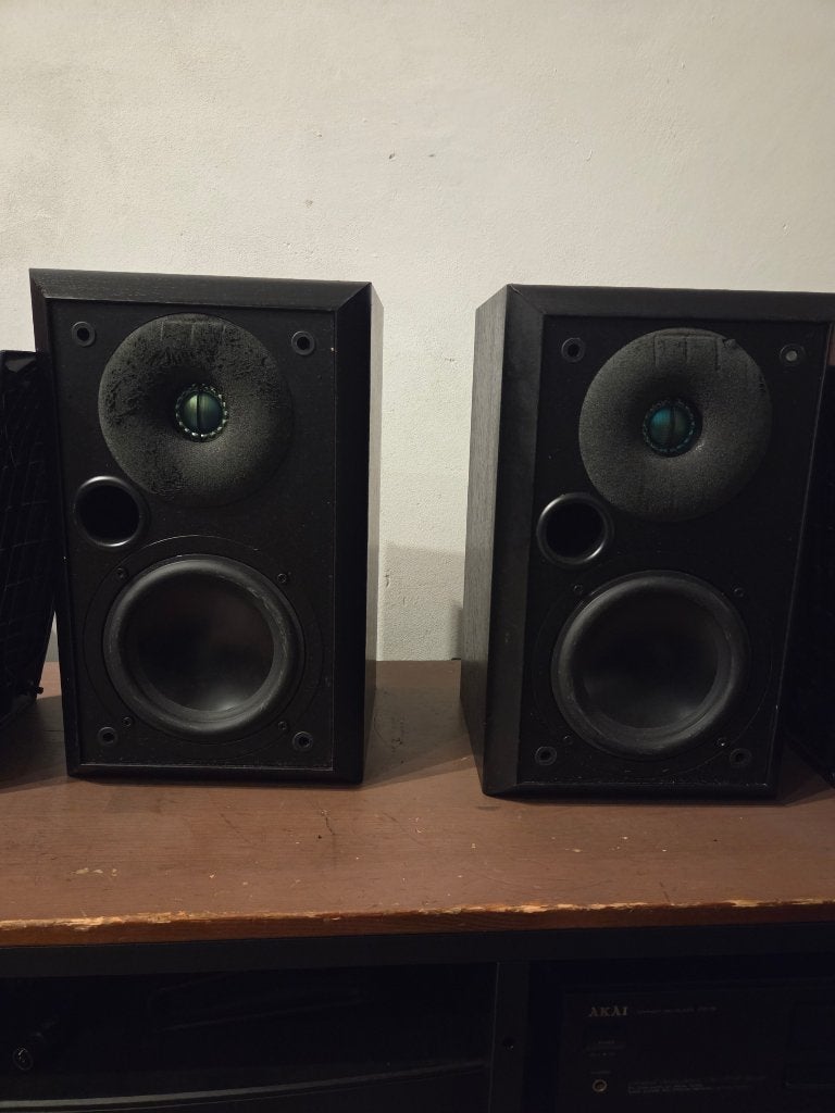 AR 17 Acoustic Research Bookshelf speakers, Zo goed als nieuw, 60 tot 120 watt, Boekenplank luidspreker, Ophalen