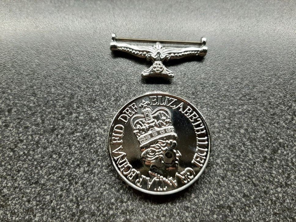 Engeland  - medaille ( copy) met afgebroken ophanging.36 mm., Verzamelen, Militaria | Algemeen, Ophalen of Verzenden, Landmacht
