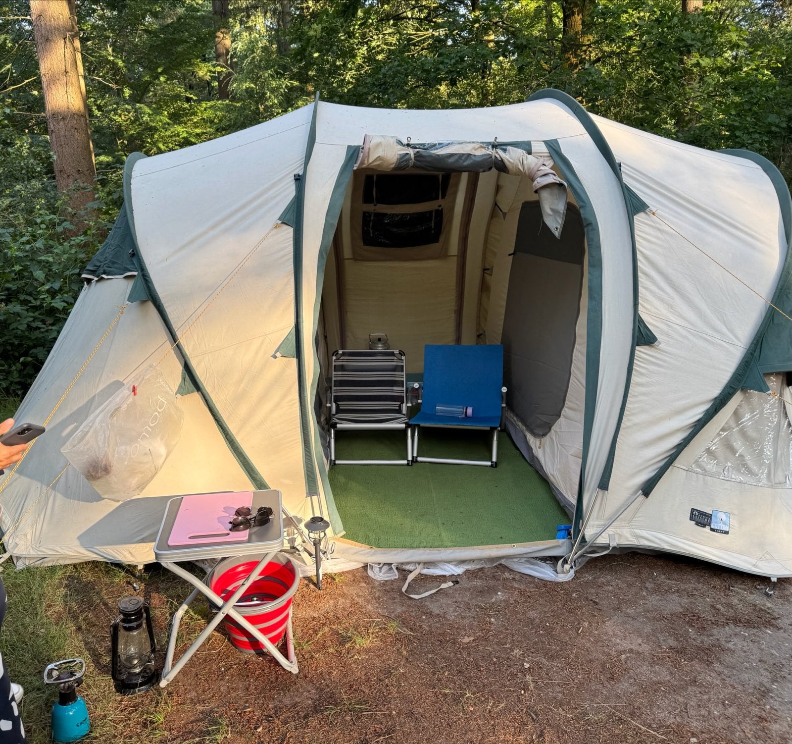 Active Leisure Katoenen Tent - Flexibel in te richten, Ophalen, Gebruikt, Tot en met 4