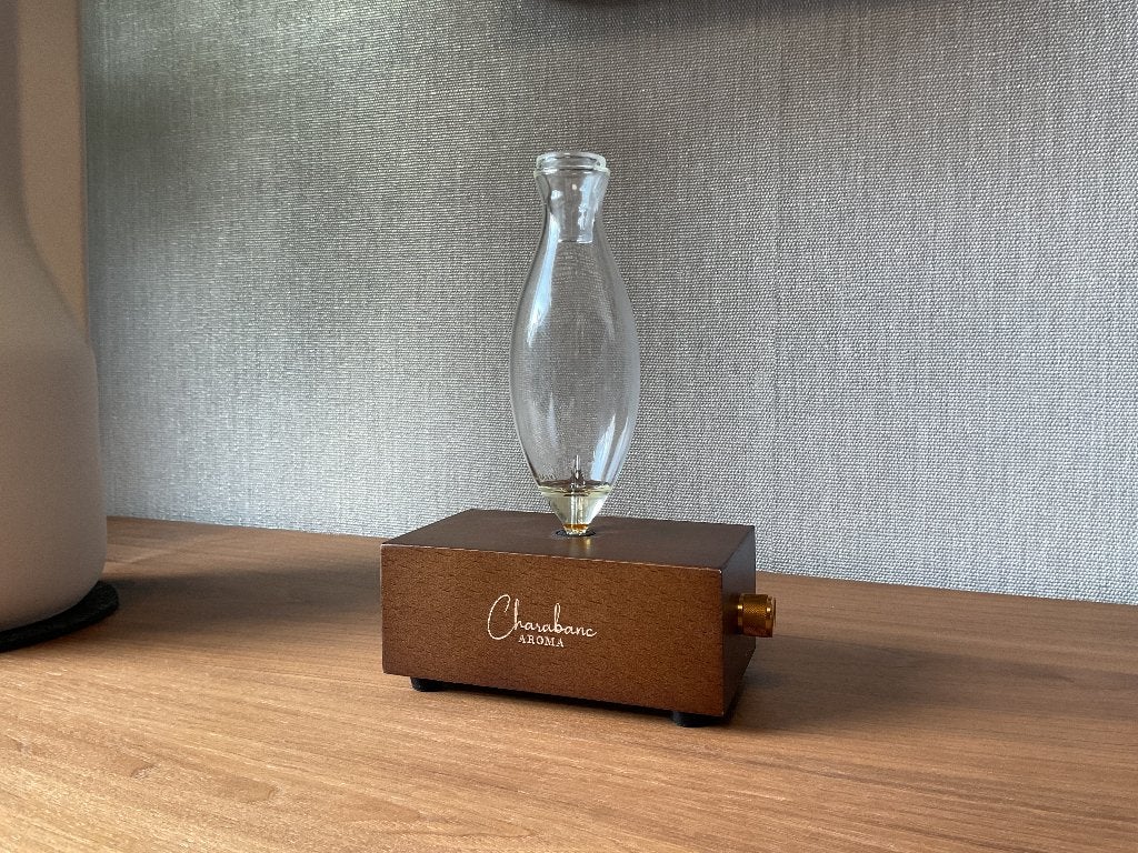 aroma diffuser draadloos 4 x essentiële olie 30ml, Ophalen, Zo goed als nieuw, Aroma