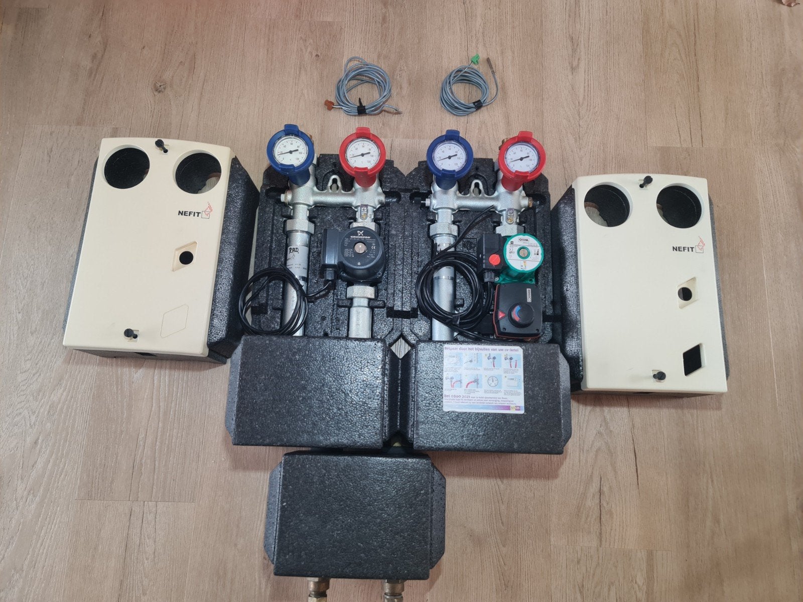 Complete Nefit Pompgroep Set (Dubbel), Ophalen of Verzenden, Gebruikt