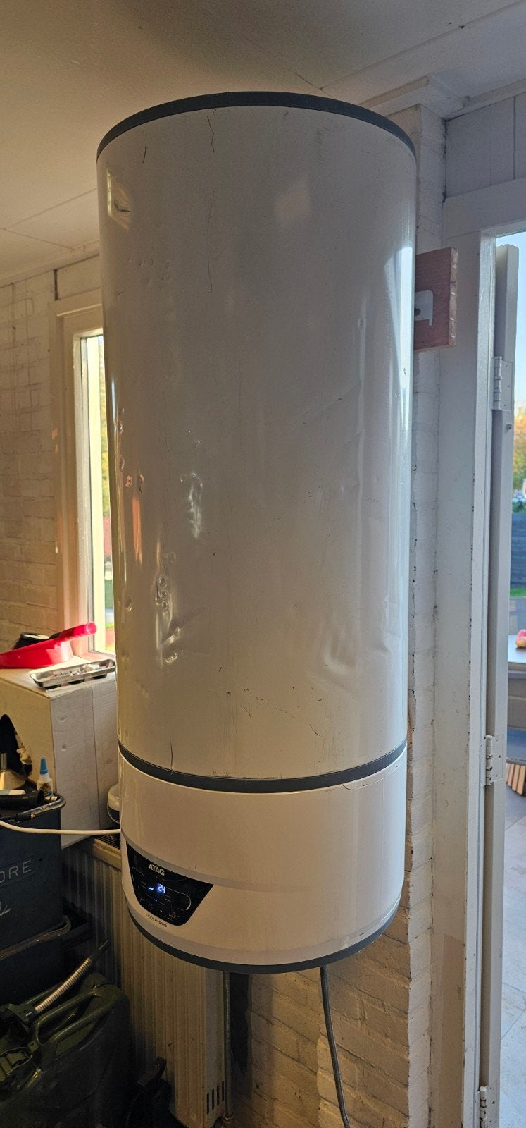 ATAG Lydos Hybrid 100 liter warmtepompboiler, Ophalen, Gebruikt, Overige typen, Minder dan 60 cm
