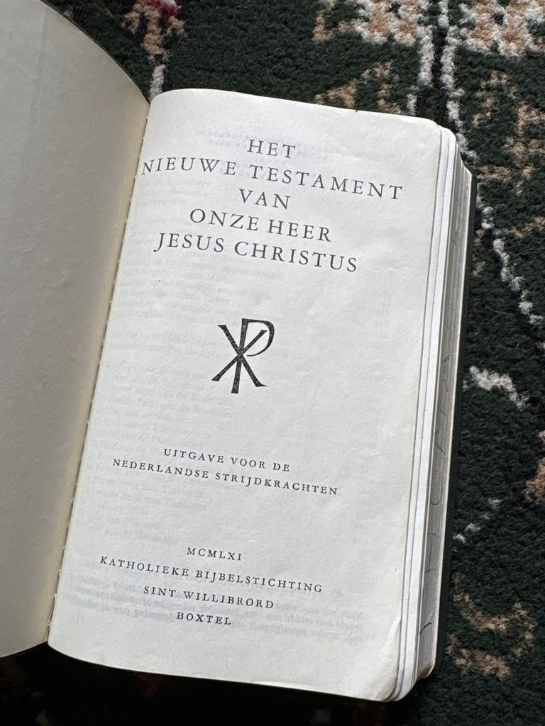 Het Nieuwe Testament - Nederlandse Strijdkrachten 1961, Ophalen of Verzenden